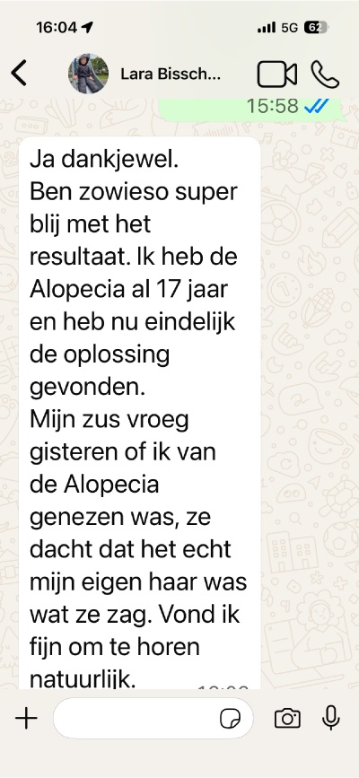 WhatsApp review Hair Tattoo Limburg