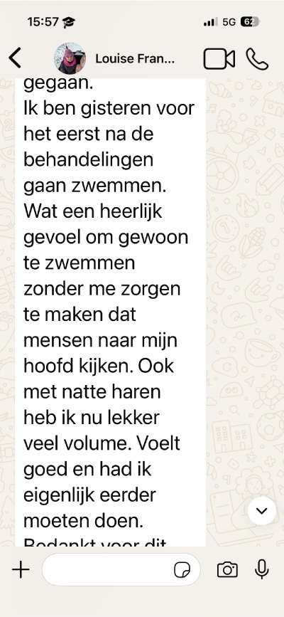 WhatsApp review Hair Tattoo Limburg